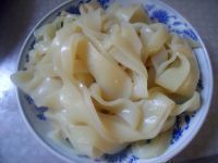 家常银芽炒凉皮的简易做法
