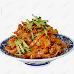 凉皮高清素材 一碗美味凉皮的视觉盛宴