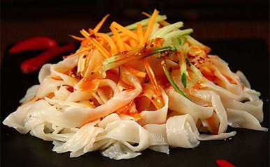 尚村库记凉皮 一碗凉皮的匠心传承与地方美食魅力